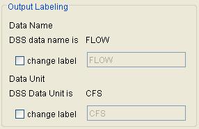 Output Labeling Chapter 7 Performing a Volume Duration Frequency Analysis This option allows the user to change the default labels for data contained in the output tables and plots.