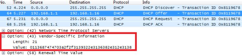 43 Figure 19: DHCP Offer