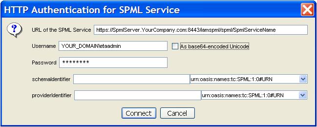 SPML Service Configuration Create an SPML Template Request To create an SPML Template request, perform the following steps: 1. Create an XML file containing some sample data.