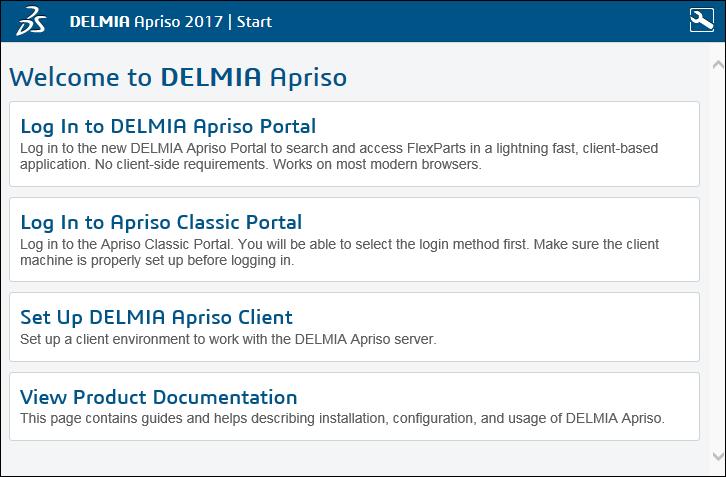 DELMIA Apriso DELMIA Apriso 2017 Installation Guide 76 7 DELMIA Apriso Client Installation and Configuration 7.