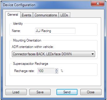 Configuration Password Support An ADR unit can be password protected to prevent unauthorised access to all ADR features (configuration, upgrading and event management).