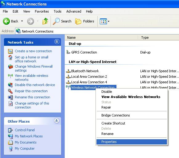 Upute za pristup bežičnoj mreži Medicinskog fakulteta u Splitu na Microsoft Windows XP operativnom sustavu Signal bežične računalne mreže eduroam dostupan je u svim prostorima Medicinskog fakulteta u