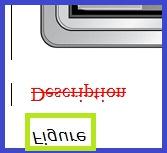 ABOUT AUTHORING IN MICROSOFT WORD The Figure structural indicator displays no visual indicator. The picture element displays an indicators for delete.