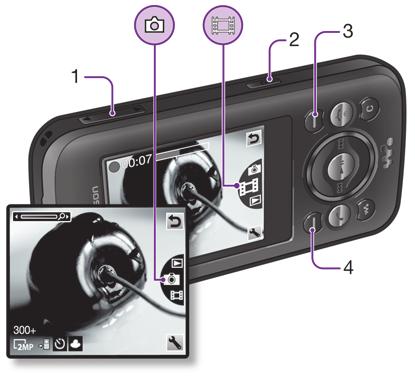 Imaging Camera and video recorder You can take pictures and record video clips to view, save or send. Photos and video clips are automatically saved on the memory card, if a memory card is inserted.