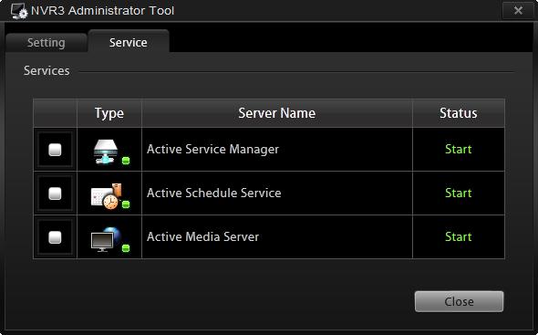 Advanced Administrative Tasks To assist the NVR administrator in monitoring the server status and basic trouble-shooting, the OneSecure Administrator Tool is installed along with NVR server program