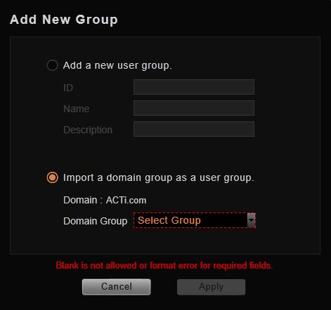 The domain users within that group will all be added to NVR server at the same time.