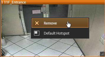 Remove the camera view: right-click on the channel and select Remove.
