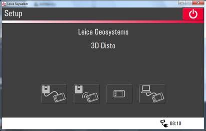 3D Disto, Instrument Setup 60 10. The following screen opens: 11.