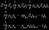 III But, is a solution to the PCP Hence the same string of terminals derivations are, clearly, leftmost Hence G is ambiguous has two derivations Both these If It is important to note that any string
