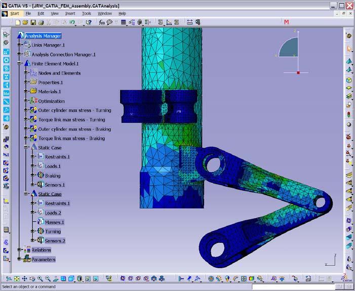 Lab compatible with a number of different FEA Solvers Virtual.