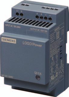 LOGO!Power 1-phase, 12 V DC Overview Our miniature power supply units in the same design as the logic modules offer great performance in the smallest space: The excellent efficiency across the entire