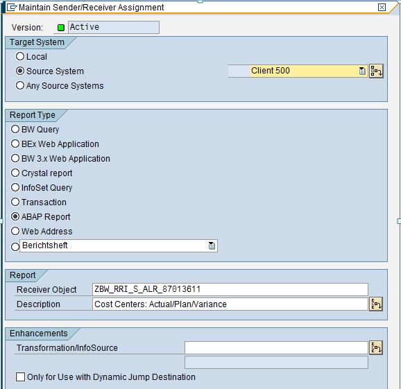 Now, select the report type as 'ABAP report' instead of