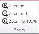 The Zoom section deals with your layout zoom.