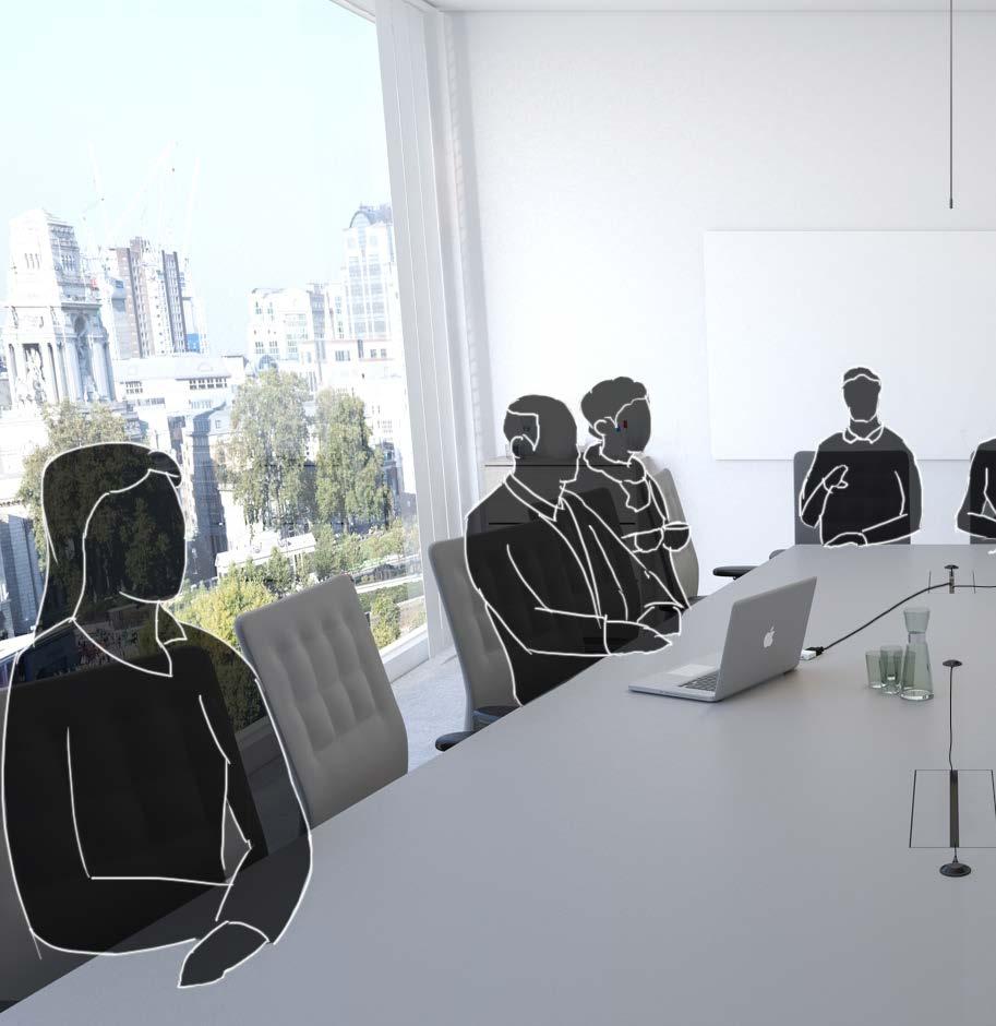 46 The video system camera can be controlled at all times during a video meeting.