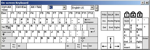 Chapter 5. The Client Viewer To display/hide the expanded keyboard keys, click the arrow to the right of the language list arrow.