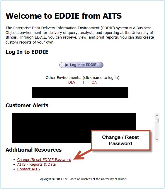 56 Web Intelligence Reporting Basics Appendix B Setting Passwords When a document retrieves data from the EDW, it accesses an Oracle database.