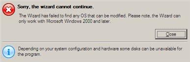 From the list of all found Windows based operating systems (if several) select one you need to adjust to your new hardware.