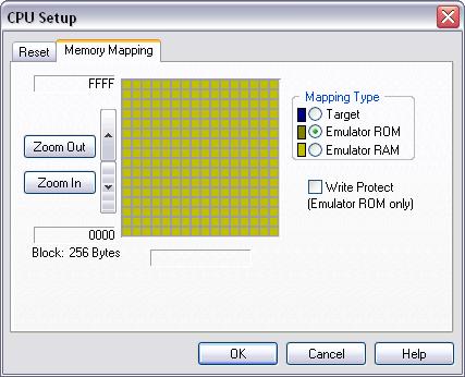 3.2 Memory Mapping The mapping page displays currently configured memory mapping.