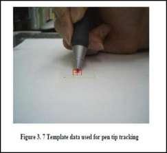 an example of the template using data captured from left hand cam. For data acquisition, only one type of pen or one type of camera is used.