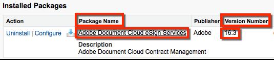 The Adobe Document Cloud esign services (formerly EchoSign) for Salesforce integration package is available from the Salesforce AppExchange.