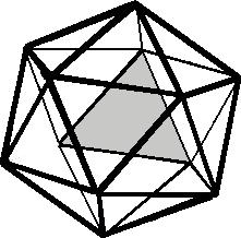 There are exactly five regular and convex polyhedra. They are known as the Platonic solids. They are the only polyhedra in which the faces are all the same regular polygon.