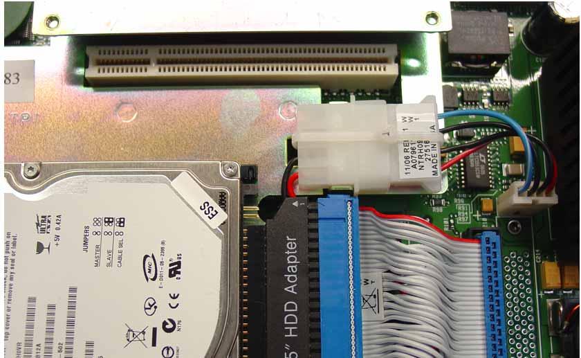 Replacing the software feature key 103 Hard drive assembly mounted on Motherboard End What is next?
