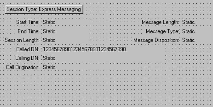 Session Trace 79 Expired messages session type information Express