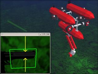 The specification step provides to the robot all the necessary information for (i) finding and tracking the target on the seabed, and (ii) performing the intervention.