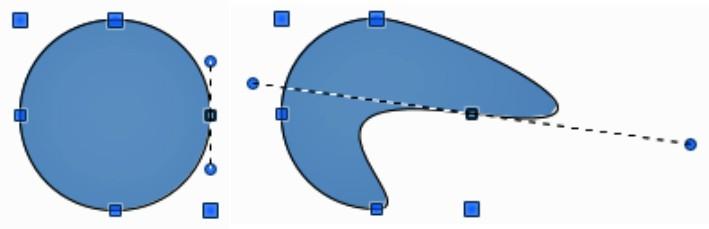 Curves and polygons Bézier curves The editing of curves depends on the mathematics of Bézier curves1. Explaining Bézier curves goes beyond this scope of this chapter.