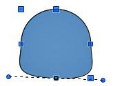 If an object has been converted to a polygon and a tangent is added, the object is automatically converted to a curve.