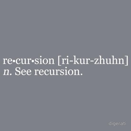 HOW DO WE DO RECURSION IN CODE?