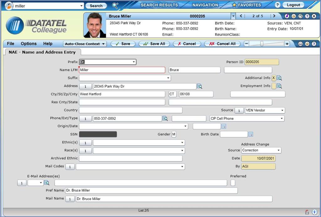 Colleague User Interface: Navigating Colleague UI The UI Window UI is a user-friendly, intuitive interface for Colleague.