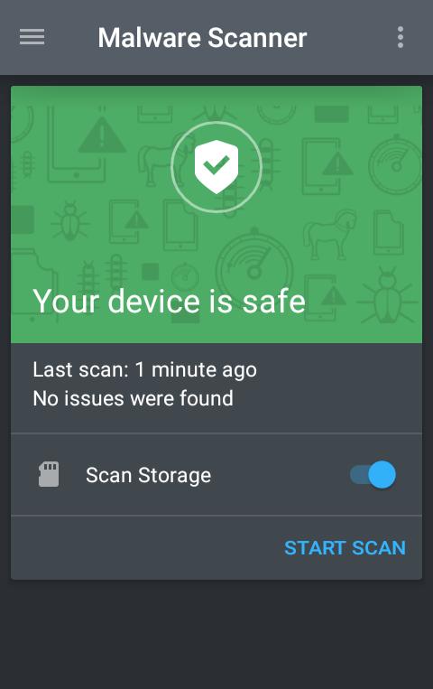 The scan progress will be displayed and you can stop the process at any time.