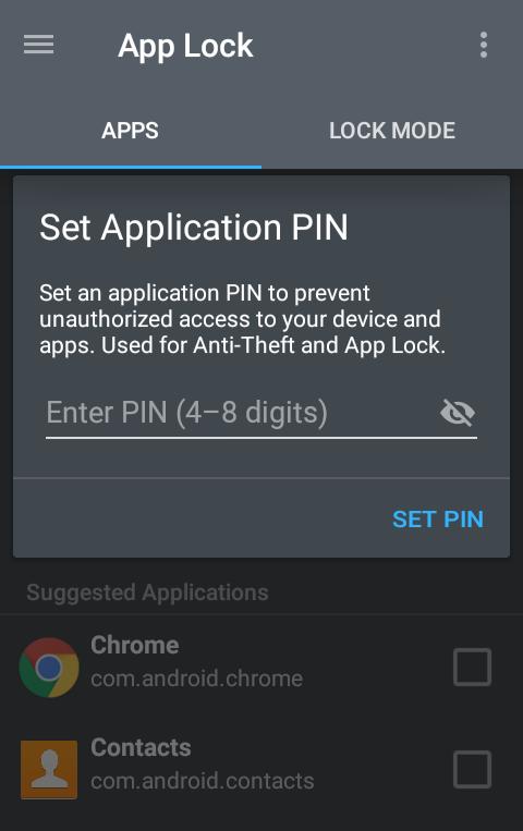 Using the wrong PIN or fingerprint five times in a row, will activate a 30 seconds time-out session. This way, any attempt to break in the protected apps will be blocked.