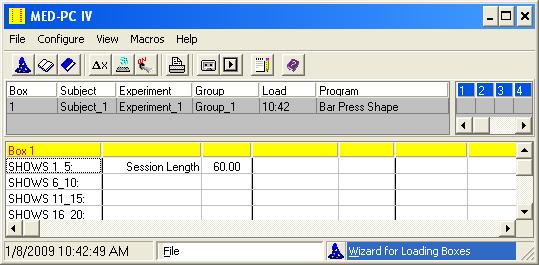 Figure 2.9 - Send Start Command Screen for Multiple Box Configuration In both cases (Figure 2.8 and Figure 2.