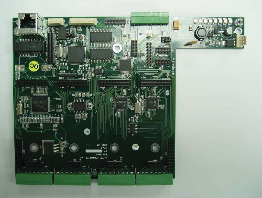 Figure 1-2. CommVerter PCB - General View The unit supports a combination of up to 8 serial links of various standards as required at the forecourt, including: RS-232, RS-485 and current loop.