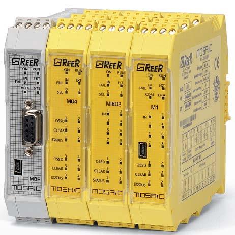 Modular Safety Integrated Controller MOSAIC is certified to the highest level of safety required by the