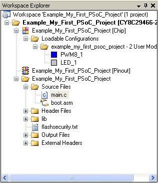 c file, which is available as an attachment to this PDF document. Figure 4-12. Workspace Explorer Window 22.