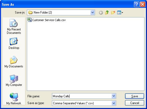 EXPORTING CALLS There are several options available when exporting calls, those options include: Exporting selected calls Exporting the entire grid Exporting audio files to disk EXPORT SELECTED