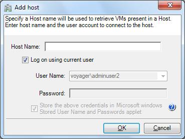Add a Host You may also add one single host at a time to the list of host in the credentials list by using Add Host feature. Add a domain to the list 1.