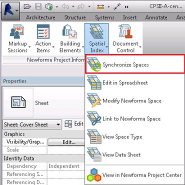 Create Newforma Spaces Newforma Project Information Link Quick Reference Guide You can take Revit rooms and areas and sync them to Newforma to create spaces in the Spatial Index activity center.