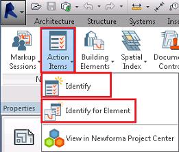 Add Action Items from Revit Model Newforma Project Information Link Quick Reference Guide If you are working in a Revit model and want to add a to-do item for yourself or someone else, it is easy to