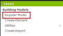 Option 1: Register a model from Project Center: 1.