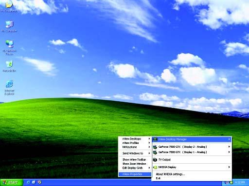Multiple desktops give you extra desktop areas on which to run your applications so you won't have to crowd several open application windows on one desktop.