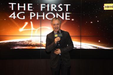Mr. Tony Li, VP of North Asia Marketing for HTC delivers the welcoming speech and announces the launch of