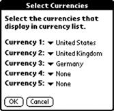 If the desired currency is not in the list of countries, you can create your own custom currency symbol and add it to the drop down menu. Change the Currencies in the Drop Down Menu: 1.