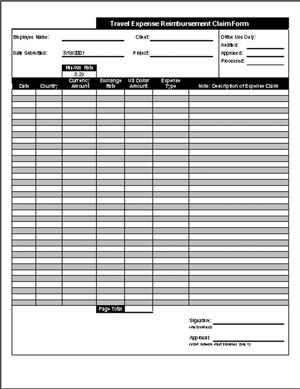 Using Expense Report Templates The Palm Desktop application includes several expense report templates. When you use a template, you can edit your expense information in Microsoft Excel.
