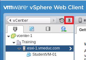 In the main workspace area, click on the Related Objects tab, followed by the Hosts