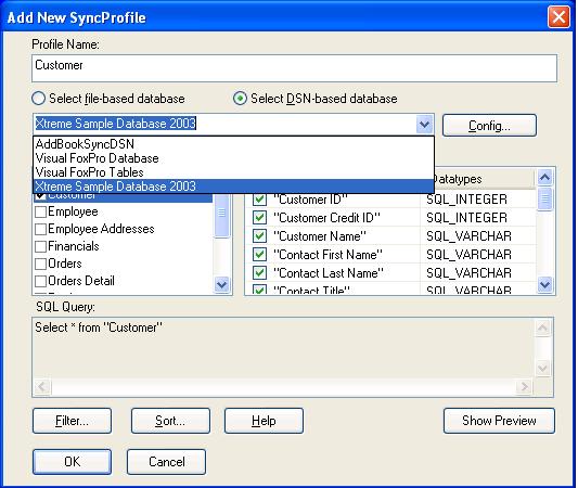 3.2.2 DSN based Database User Guide 1. Click on popup provided to select database via Database Source (DSN) such as Oracle, MySQL, SQL Server.