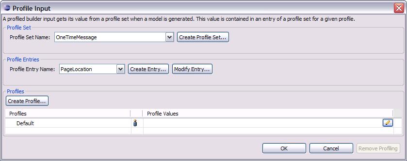 Step 2 Profile selected inputs Open the Attribute Setter builder in the model, and profile the Page Location input.